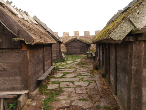 Viking Fortress Interior Structures.